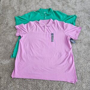 Two Big and Tall Mens St. Johns Bay Polo's 5 XLT New with Tags